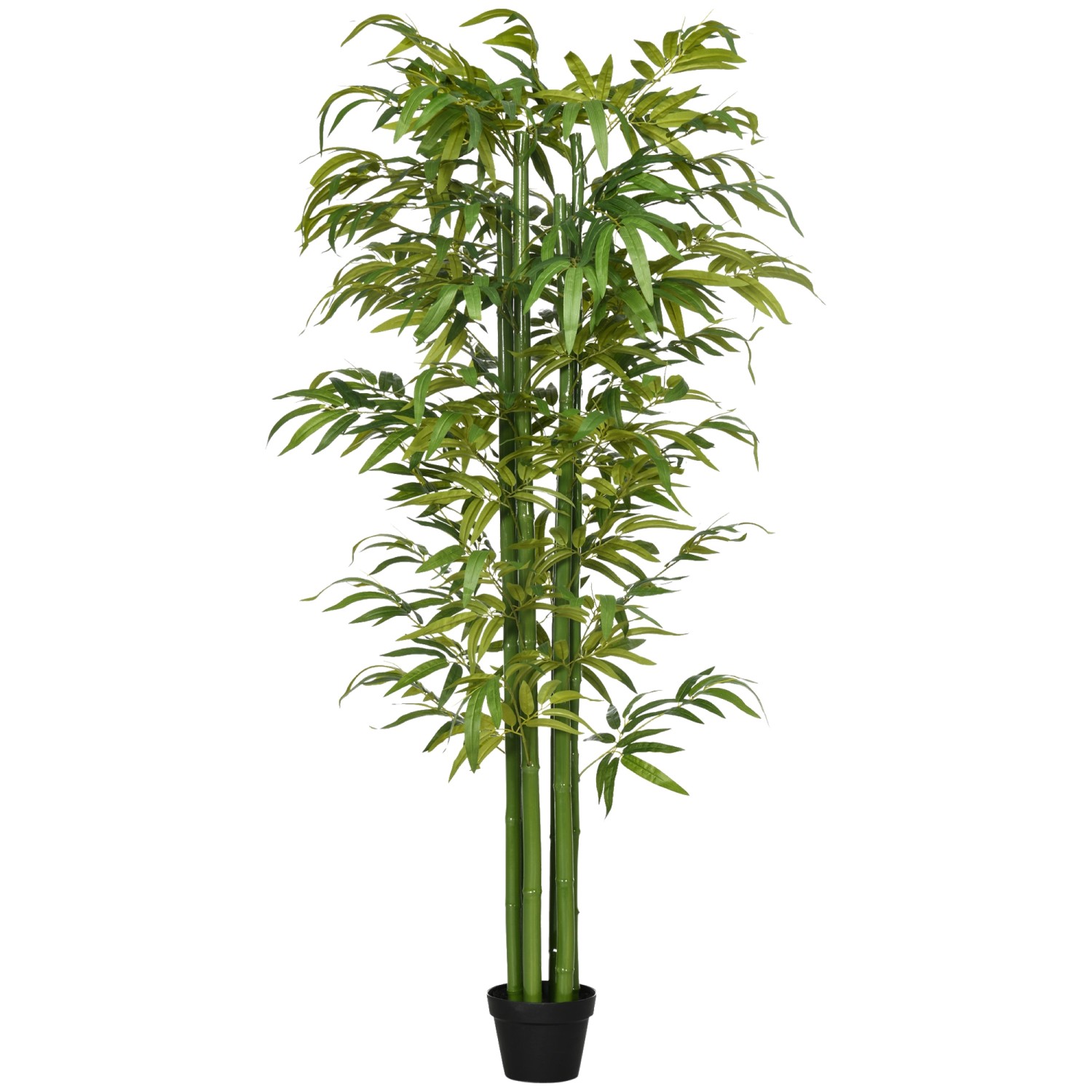 HOMCOM Künstliche Pflanze 180 cm mit Übertopf