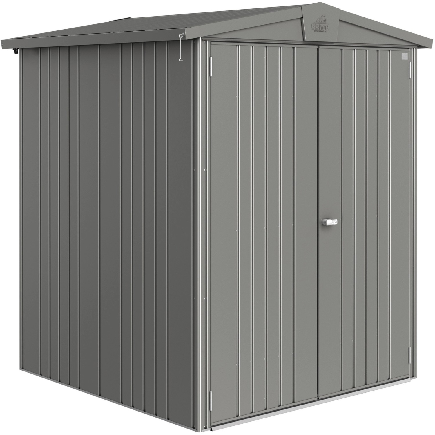 Biohort Metall-Gerätehaus Europa Quarzgrau-Metallic 2,4 m² günstig online kaufen