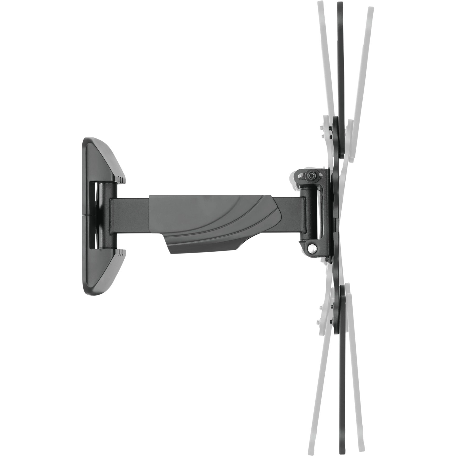 Schwaiger TV-Wandhalter Motion 3, neig-, schwenk- und drehbar für bis zu 35 kg schwere Bildschirme.