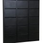 ebuy24 Pisa Schuhschrank mit 15 Klappen, Metall schwarz. Schuhkommode fertig montiert.