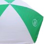 Detailaufnahme: Grün-weißer Sonnenschirm für AXI Nick Picknicktisch.