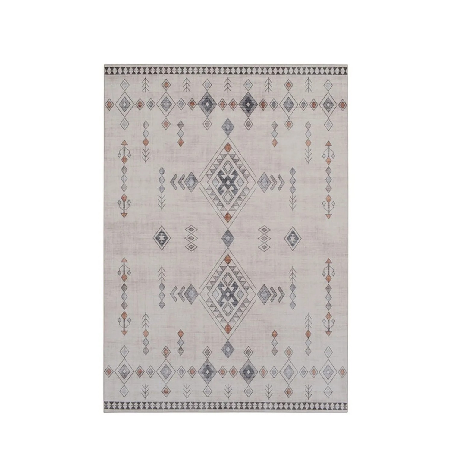 Vercai Rugs Teppich Willow Ethno Elfenbein 60 x 100 cm