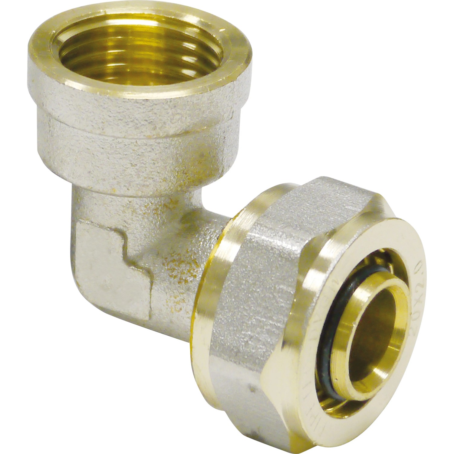 PIPETEC Schraubfitting-Übergang Messing 16 mm x Rp 1/2