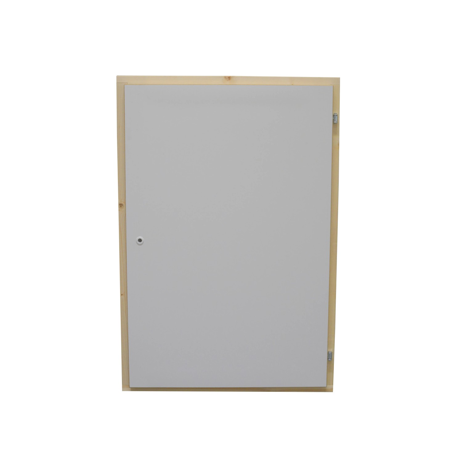 Minka Inspektionstür 69x69 cm aus Holz, weißer Deckel. Revisionsklappe für Innentreppen.