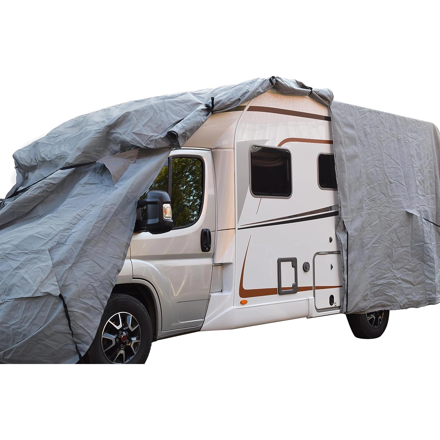 GreenYard® Wohnmobil Schutzhülle mit Reflektoren  XL  870 x 235 x 275 cm