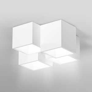Weiße Ledvance Smart+ WiFi Deckenleuchte Decor Swan, 12 cm, im modernen Design.
