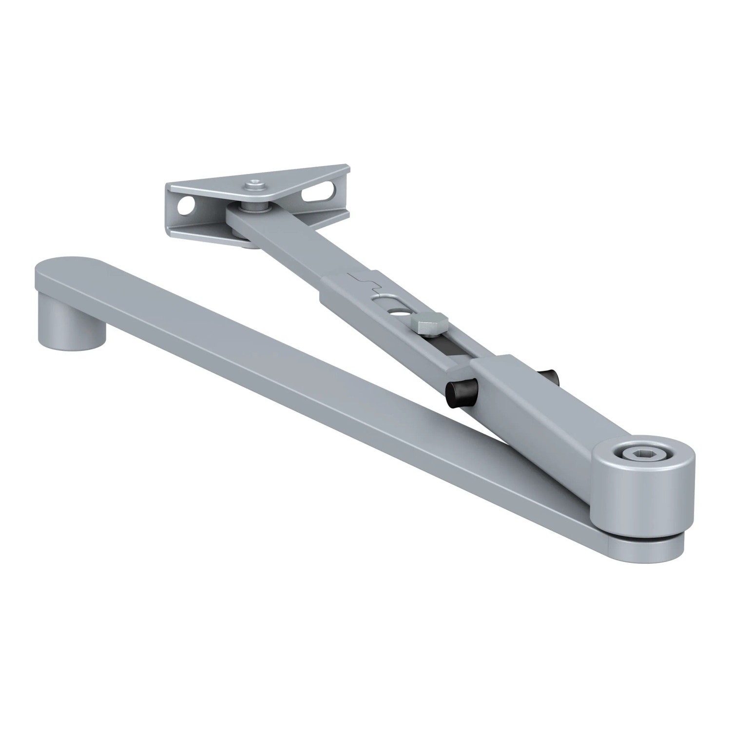 Geze - Rastfeststellarm - Silber - optional zu Geze TS 2000V und TS 4000 - 1400-0012