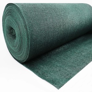 Grünes Aquagart Maulwurfnetz (400m²) als Rolle, engmaschiges HDPE Gewebe.