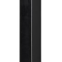 Schwarzes, eckiges Hettich Tischbein, 400 mm hoch, für Möbelbau.