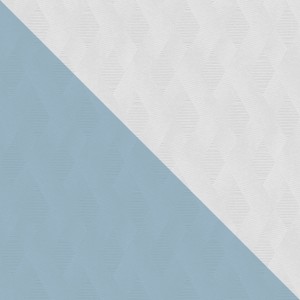 Weiße, matte Vliestapete mit Rautenmuster zum Überstreichen. PROFHOME Grafik Tapete.