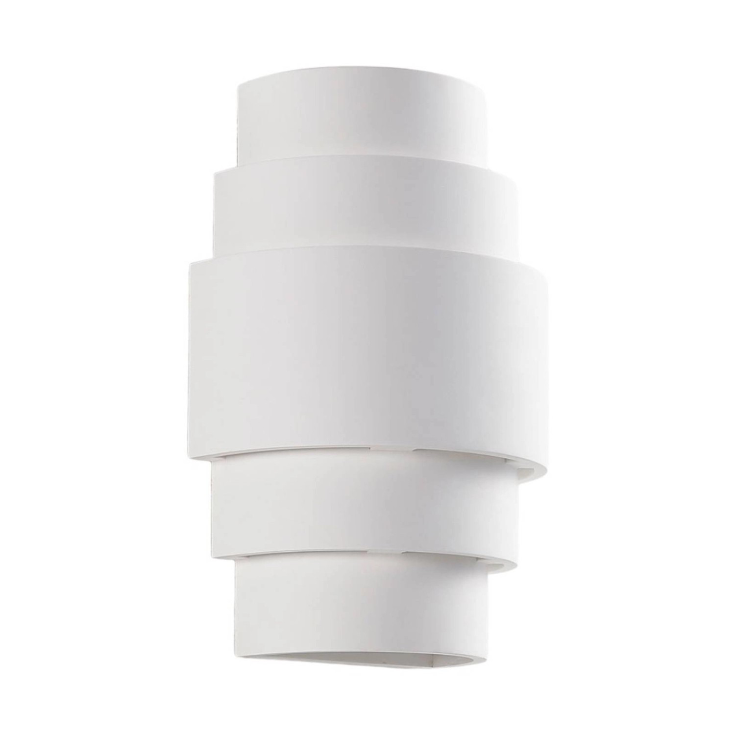 Lindby Wandleuchte Wandlampe Innen Marit 9621331 Modern in Weiß aus GipsTon günstig online kaufen