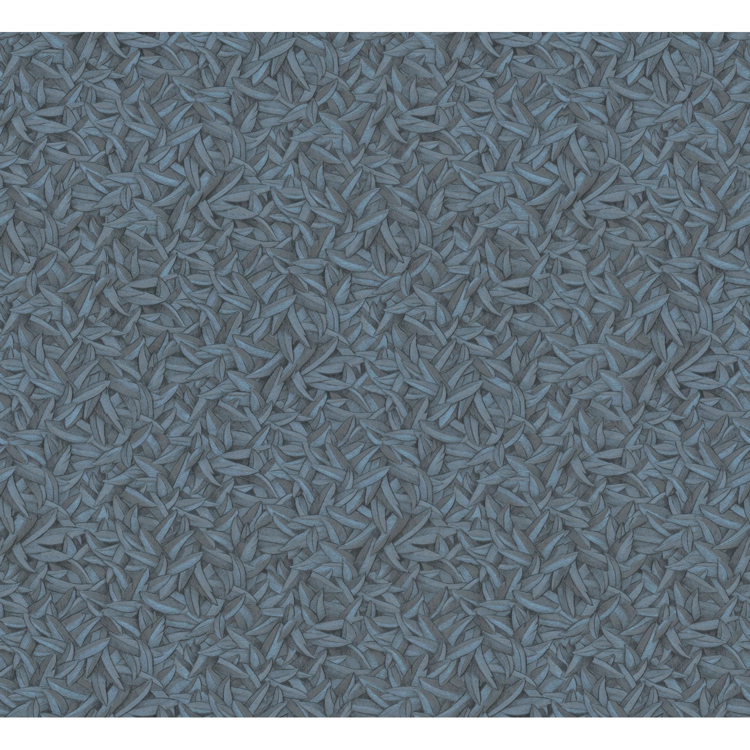 Glööckler Vliestapete Imperial Feder Uni Blaumetallic-Lila