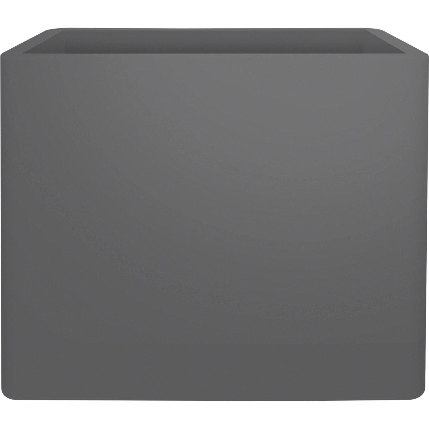 Elho Blumentopf Pure Soft Brick Divider Large mit Rollen rechteckig 80 cm x 40 c