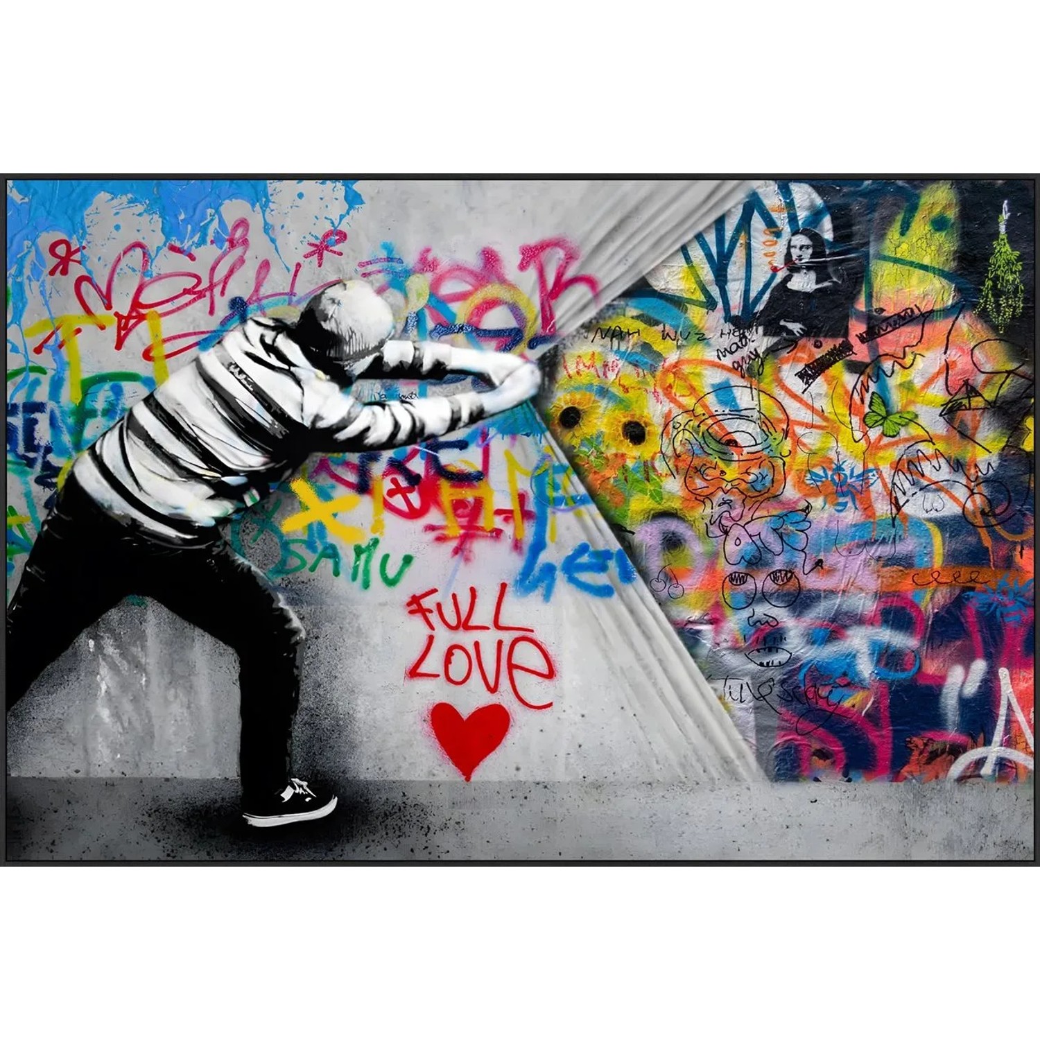 Art Universe Leinwandbild Pulling! 80 x 120 cm