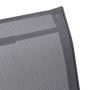 vidaXL Stapelbare Gartenstühle 2 Stk Grau Textilene 318778_11