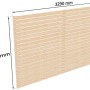 Holzbrüder Carport Rückwand Ralf, Fichte natur, 207,5x329cm, Zubehör für Carports.