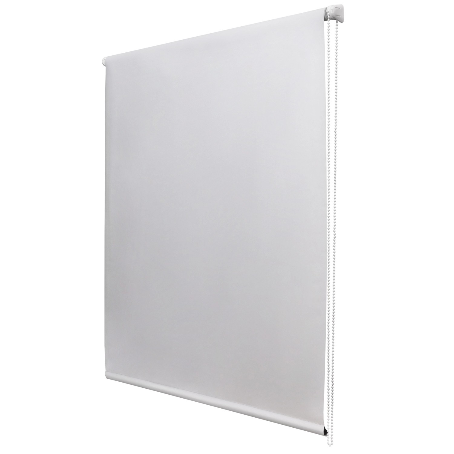 Weißes Sol Royal Thermorollo SolReflect T42, 55x160cm, für Fenster, mit Kettenzug.