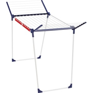 Leifheit Wäscheständer Pegasus 180 Solid mit Flügeln und Kleinteilehaltern.