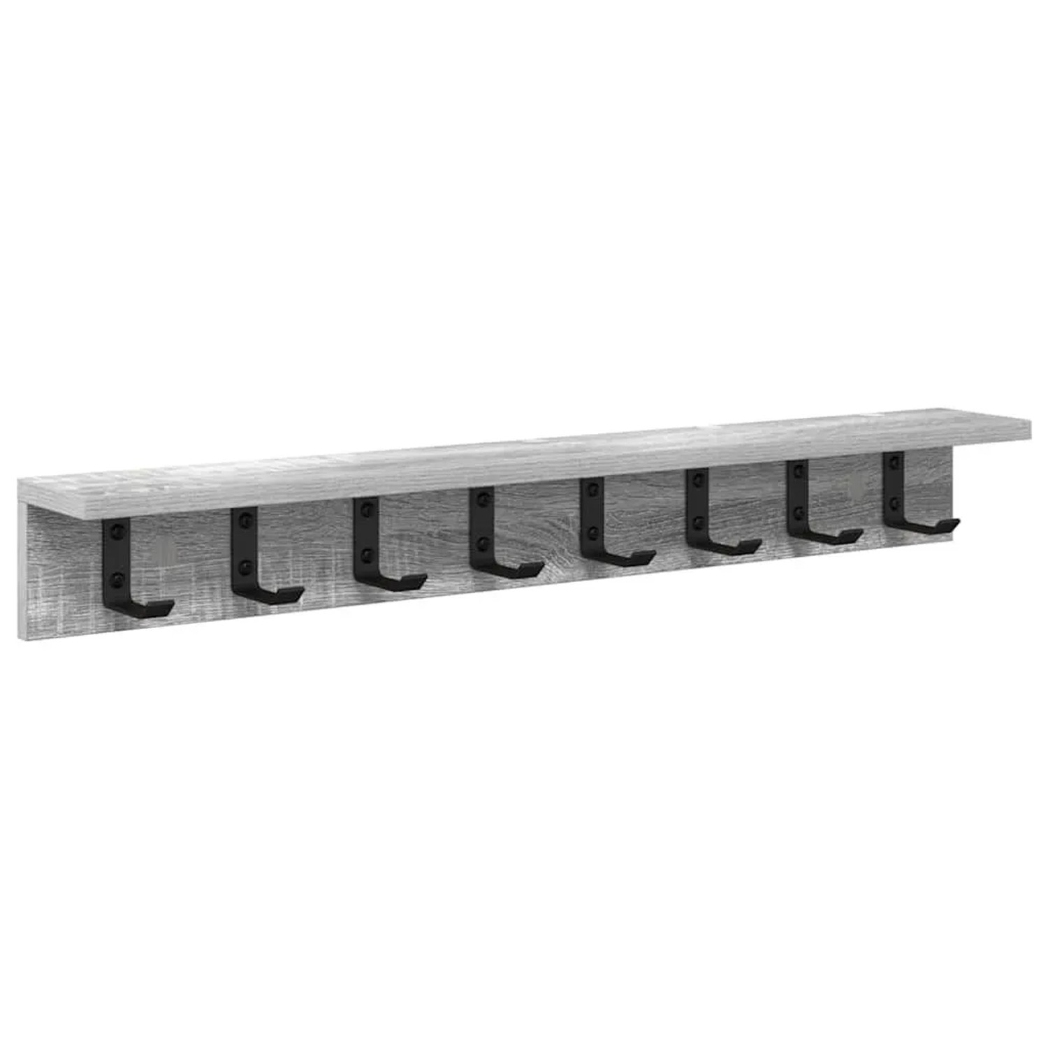 vidaXL Wandmontierter nachttisch Graues Sonoma 80 x 10,5 x 10,5 cm 874368