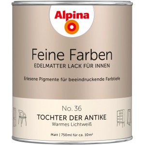 Alpina Feine Farben Lack No. 36 Tochter der Antike®, edelmatt, 750 ml Dose.