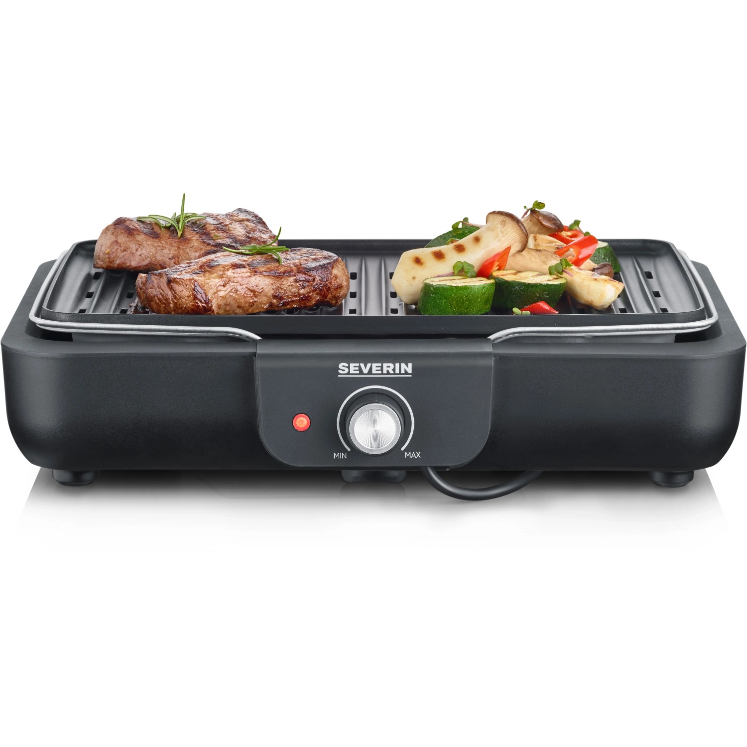 Severin Tischgrill mit Grillplatte