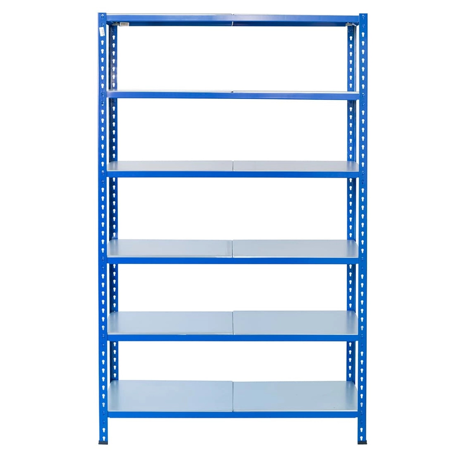 Ar Shelving Steckregal Blau & Verzinkt 200 x 120 x 30 cm 6 Böden 180 kg günstig online kaufen