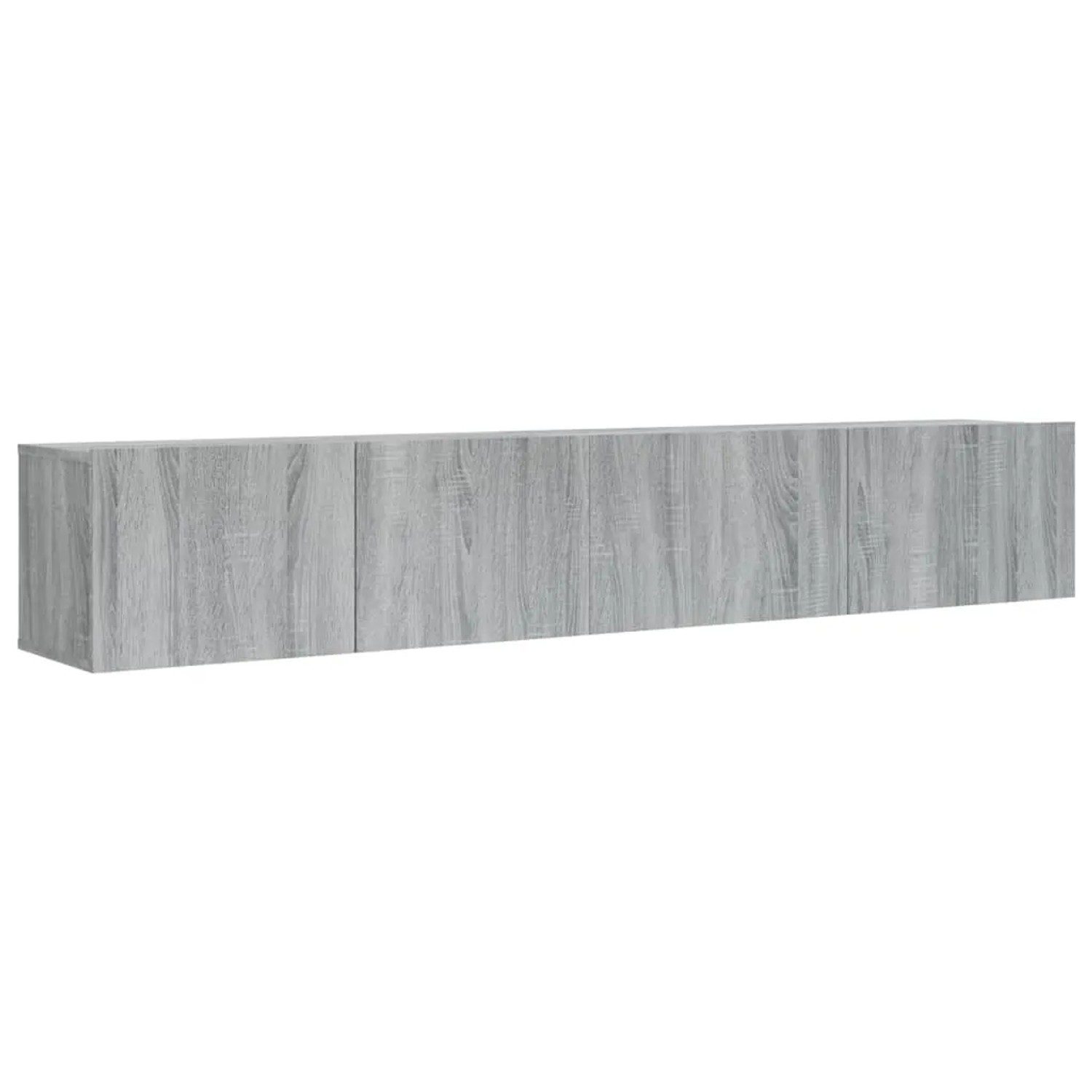 vidaXL 2-tlg. TV-Schrank-Set Grau Sonoma Holzwerkstoff 2