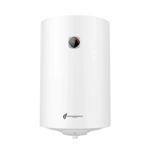 Sannover Elektro-Warmwasserspeicher Bypso 150L für die Wandmontage, vertikal, weiß.