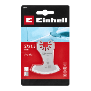Einhell Diamant-Segmentmesser 57mm für Multitool, zum Austrennen von Fliesenfugen.