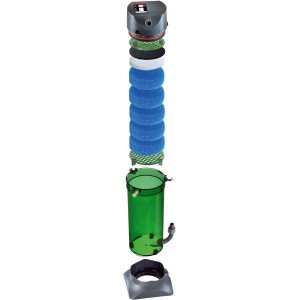 Eheim Classic 150 Außenfilter für Aquarien, mit Filtermaterial und Zubehör.