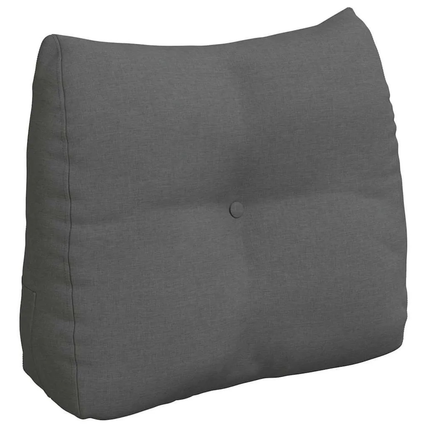 vidaXL Rückenkissen Dunkelgrau 60 x 24 x 50 cm Stoff 42014384