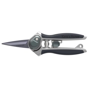 Kent & Stowe Blumenschere Eversharp: Gartenschere mit Carbonstahl-Klinge und gummiertem Griff.