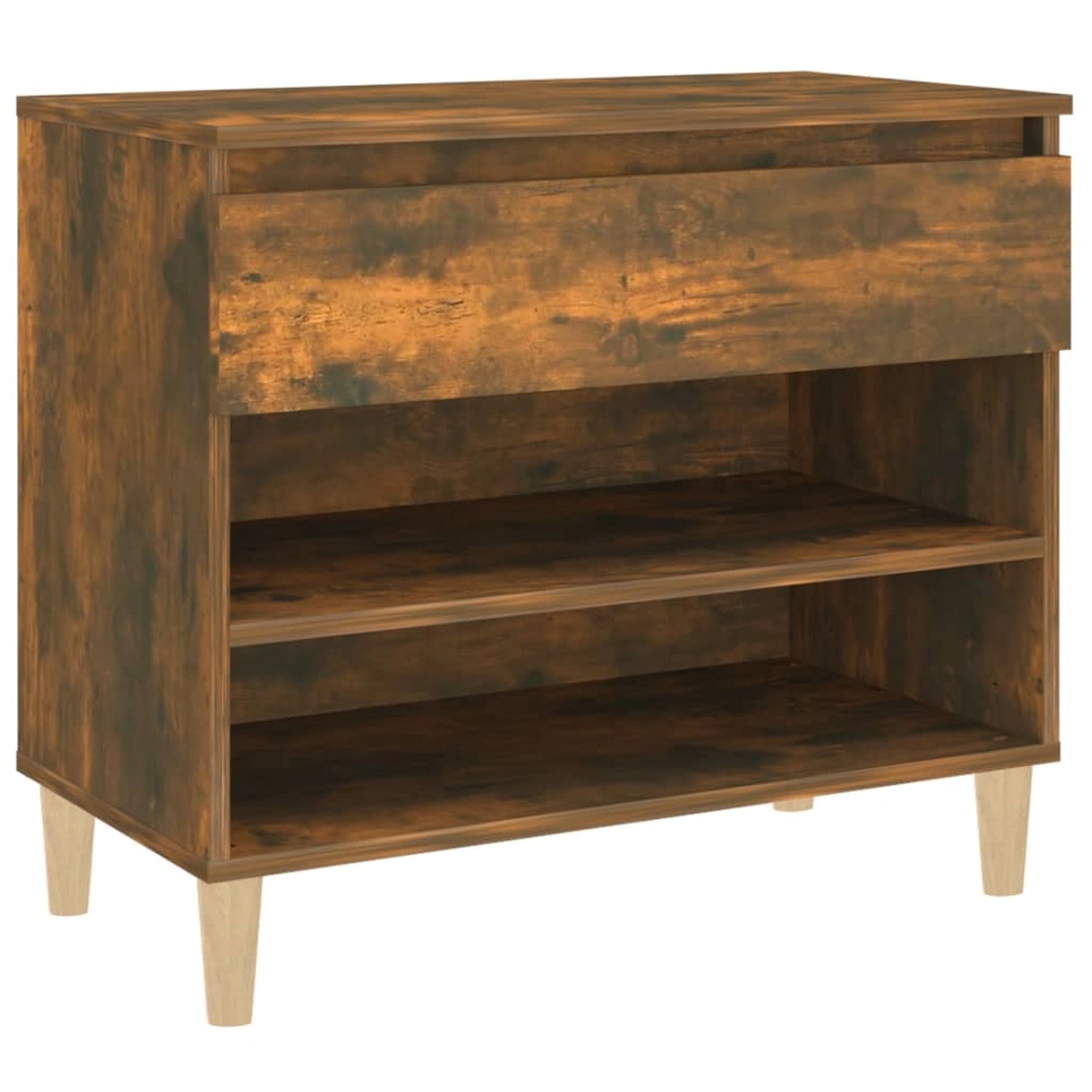 vidaXL Schuhregal Räuchereiche 70x36x60 cm Holzwerkstoff 819761 günstig online kaufen