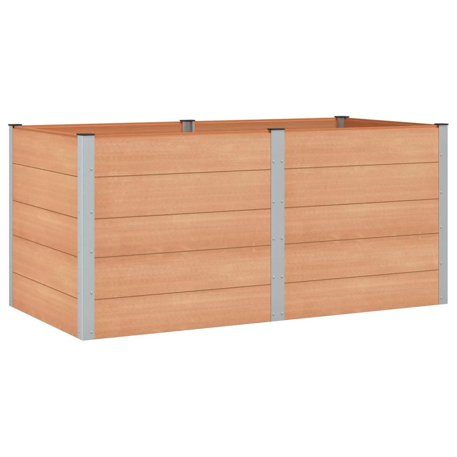 vidaXL Hochbeet Braun 200 x 100 x 91 cm 42039007