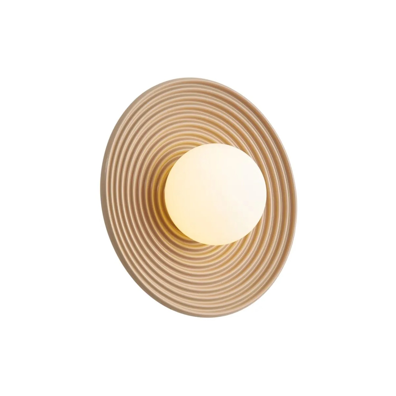 QAZQA Retro Deckenleuchte Beige mit Opalglas Lila
