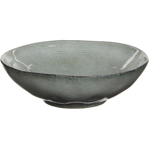Graue Mica Decorations Tabo Schüssel, 9x30,5 cm, ideal als Obstschale oder für Salate.