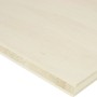 Tischlerplatte Pappel, 260x207x1,9 cm, für Möbelbau & Regalböden. Holzplatte mit Mittellage.