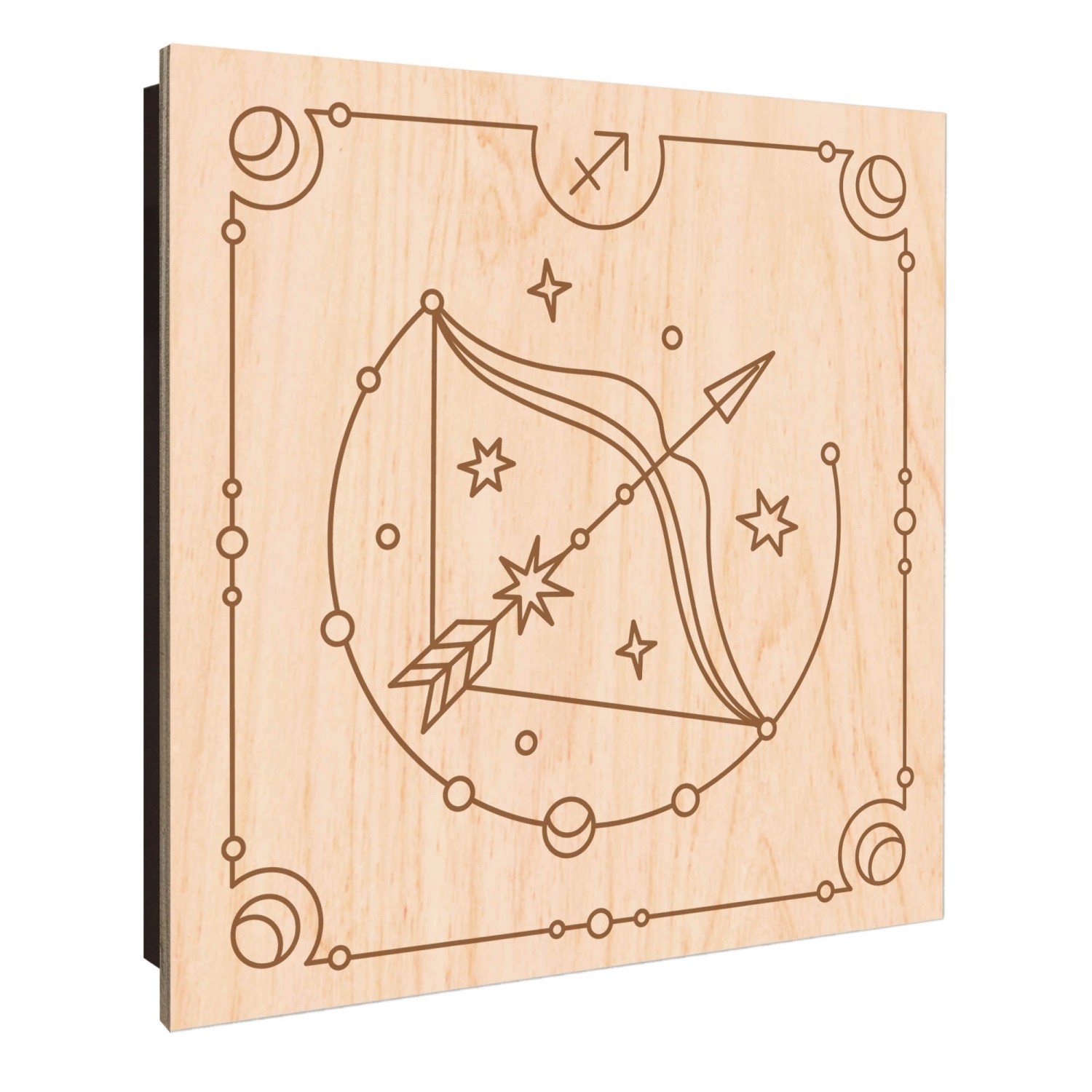 Banjado Schlüsselkasten Holz 30x30cm Schwarz Scharnier Rechts 50 Haken Desi günstig online kaufen