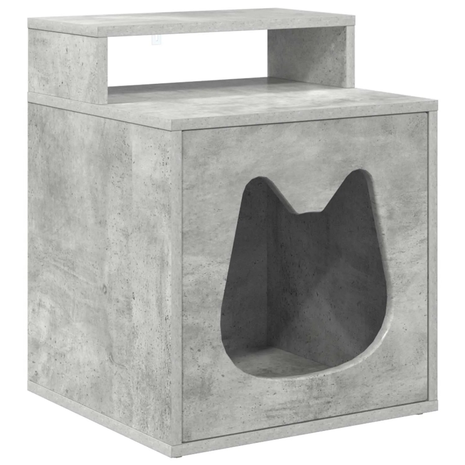 vidaXL Katzenhaus Beton 42,5 x 40 x 53,5 cm Holzwerkstoff 8000692