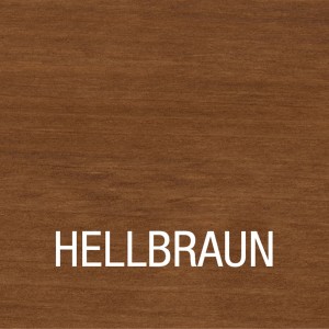 Farbmuster: Bondex Holzbeize Hellbraun für den Innenbereich.