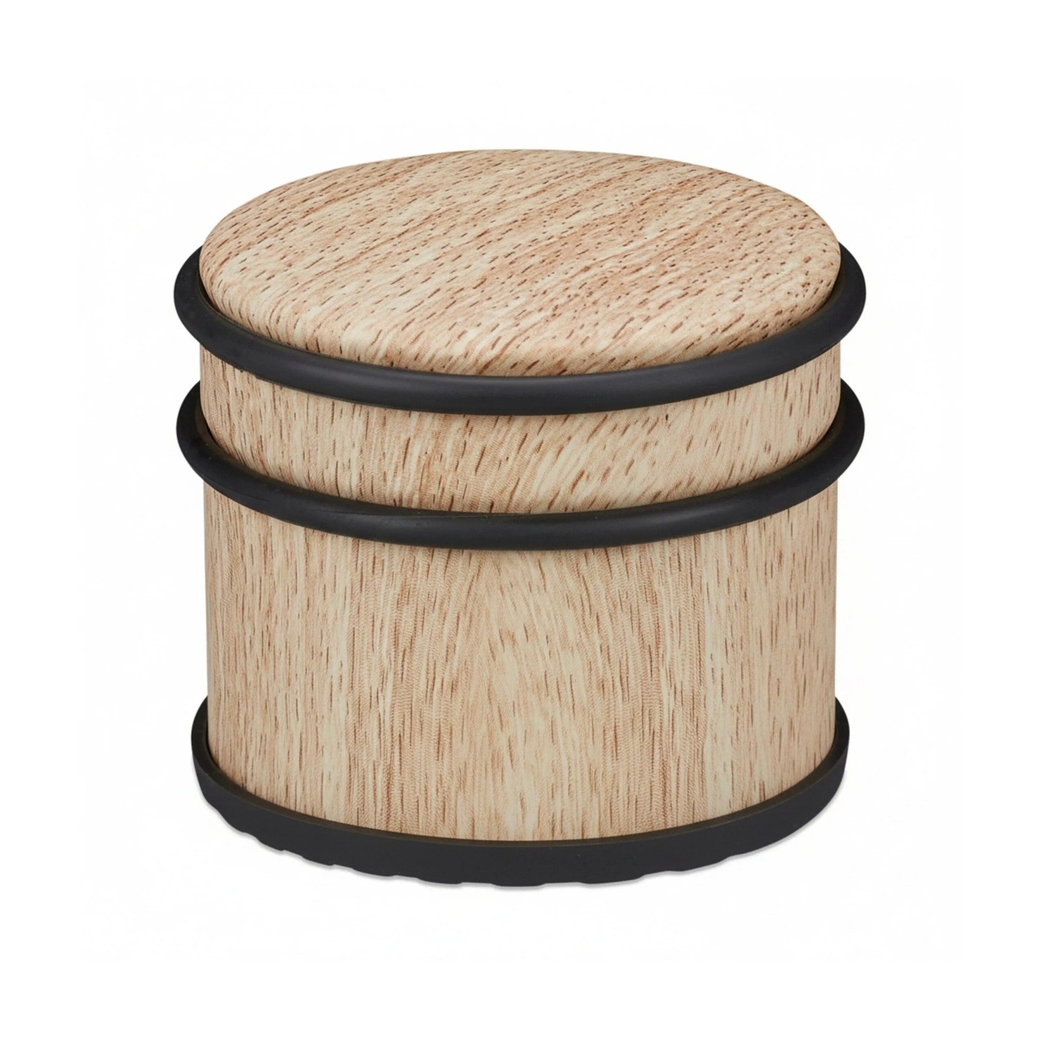 Relaxdays Türstopper Edelstahl Hellbraun Rutschfest Schwer 8 cm x 9,5 cm 1,2 kg