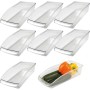 Bestlivings Kühlschrankbox M 8er-Pack, transparente Küchenhelfer zur Aufbewahrung.