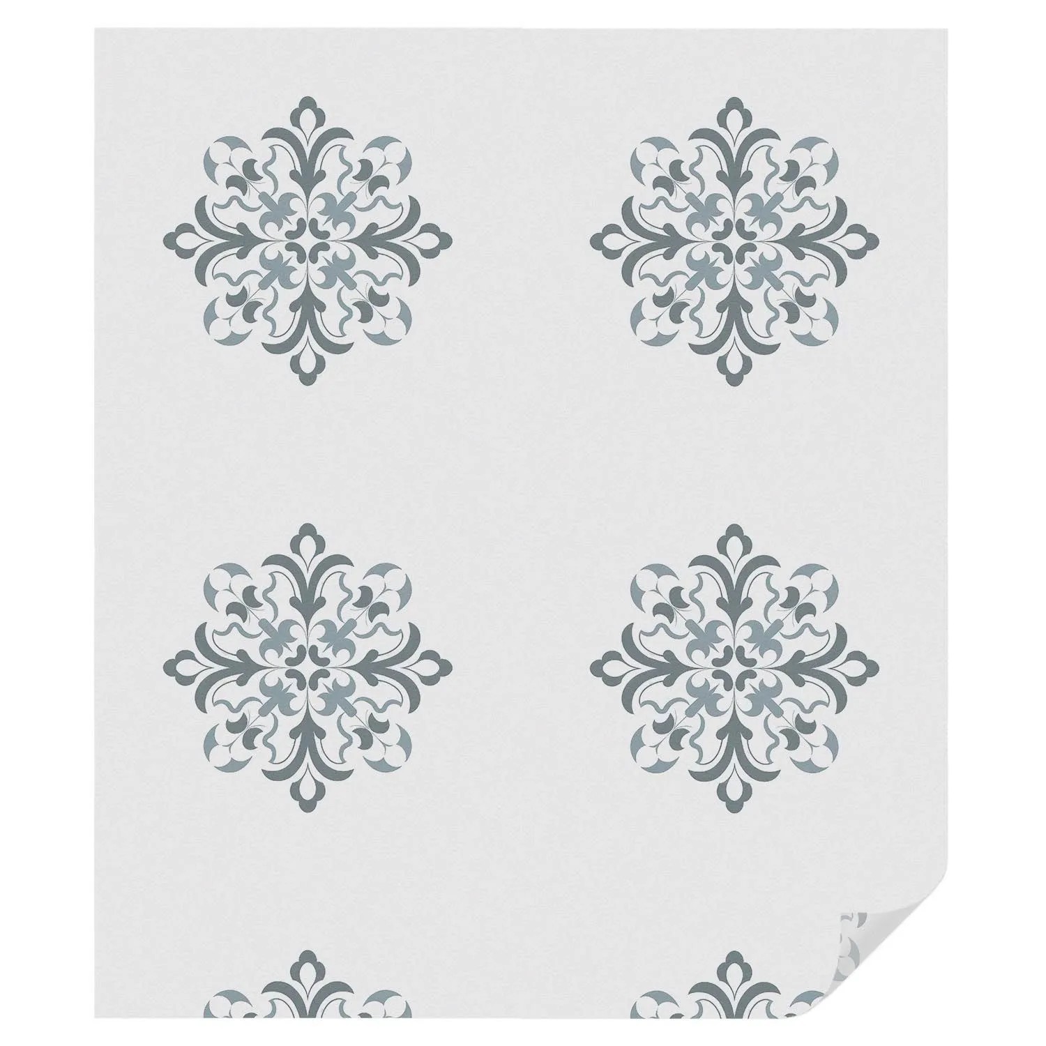 Tulup Fensterfolie Klassischer Schmuck Sichtschutzfolie Fenster 100x116 cm günstig online kaufen