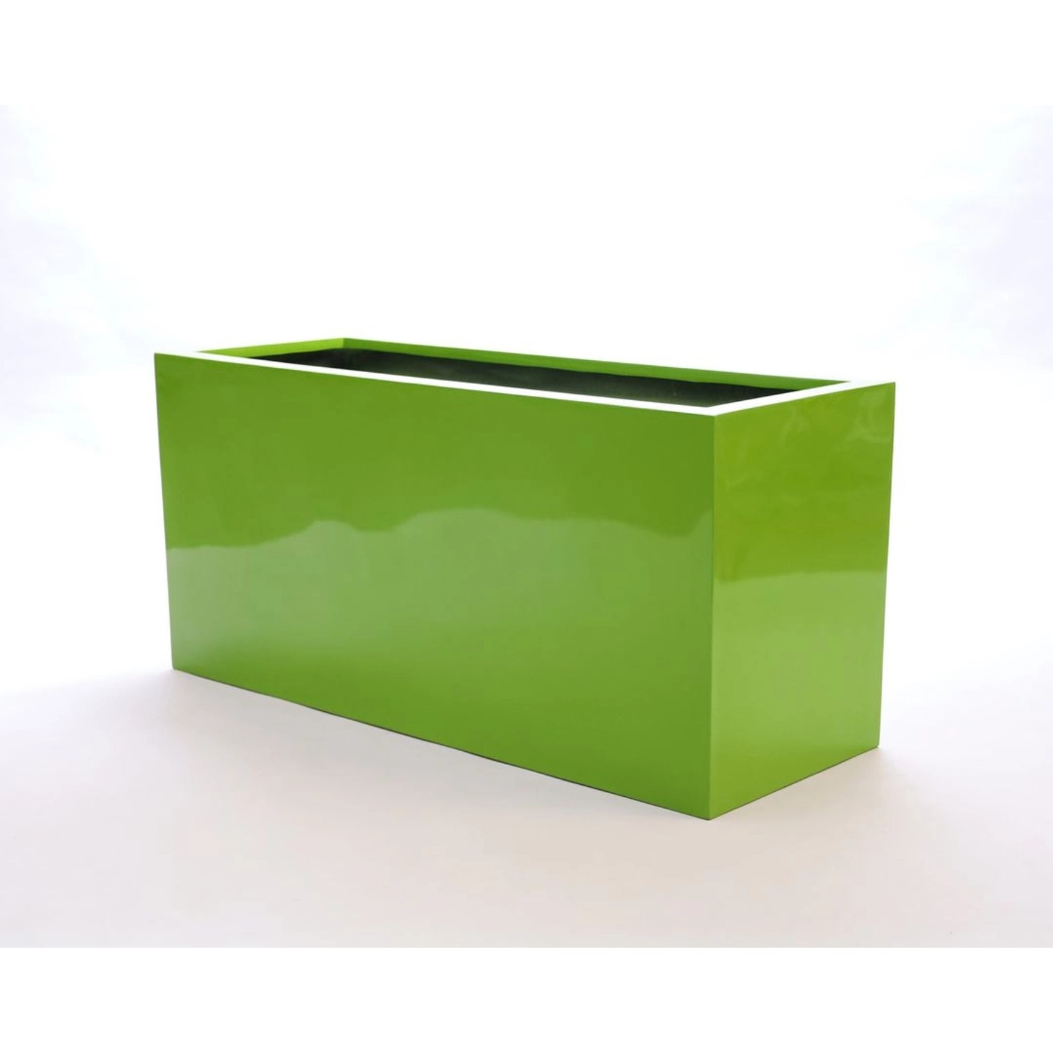 Elegant Einrichten Pflanzkübel Fiberglas Rechteckig 84x30x40cm Hochglanz-Av günstig online kaufen