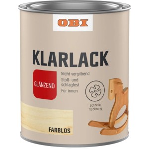 OBI Klarlack Transparent glänzend 750 ml