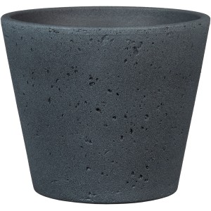 Scheurich Übertopf Roca 701, Ø 15 cm, Dark Stone, Beton-Optik für Innenbereich.
