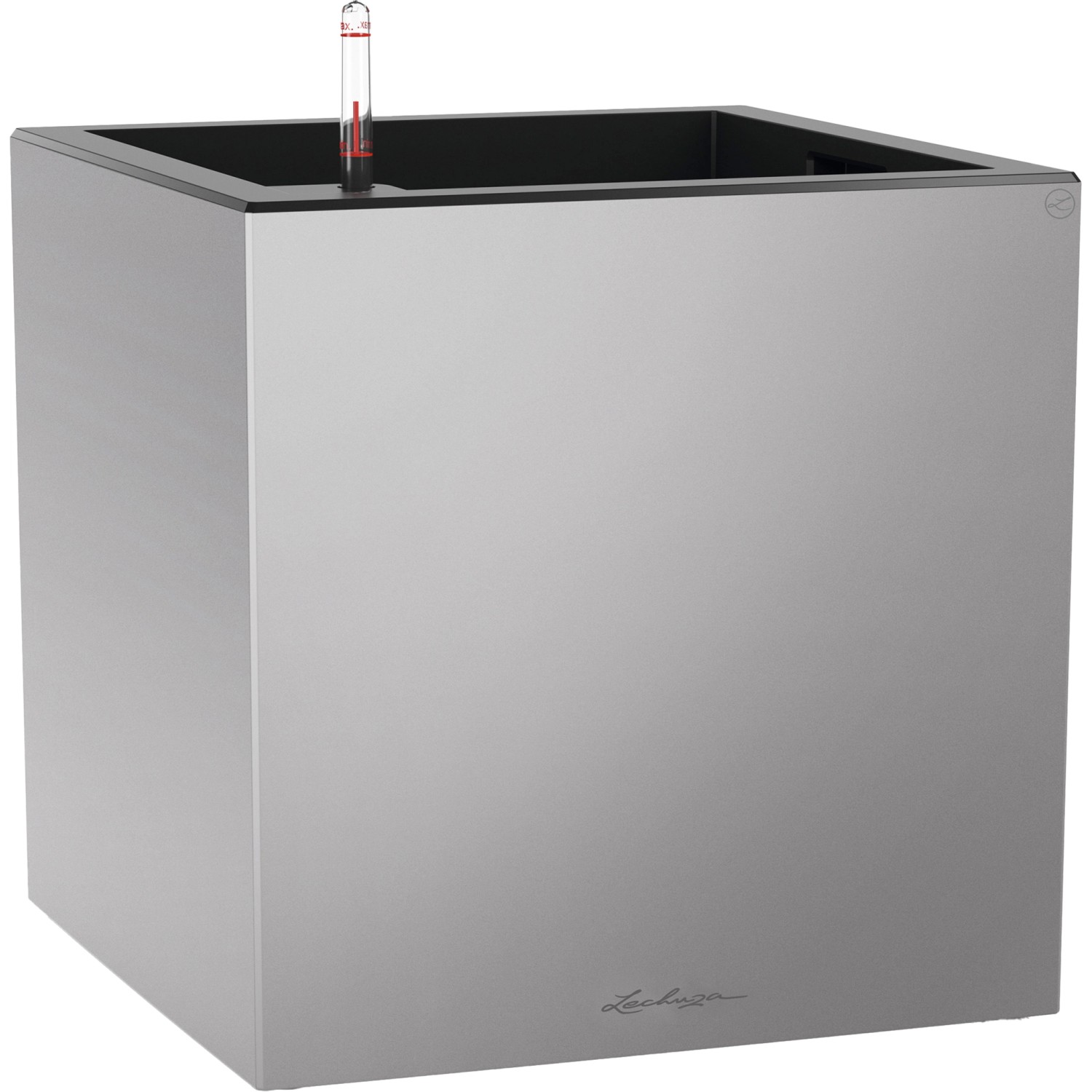Lechuza Pflanzgefäß Canto Premium low 40 Silber Metallic 40 cm x 40 cm
