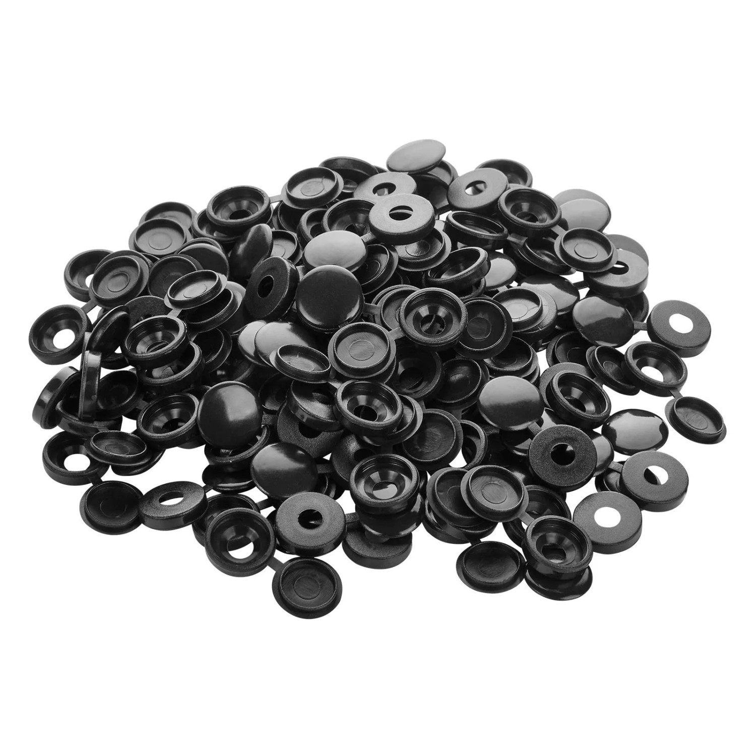 Thumbnail - SOTECH 100 Stück Abdeckkappen Ø13,3 mm Schwarz für Schrauben Bis Ø8,5 mm Kopfdurchmesser