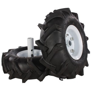 Texas Räder für Hobby 380 TG Motorhacke, Reifen mit grobem Profil.