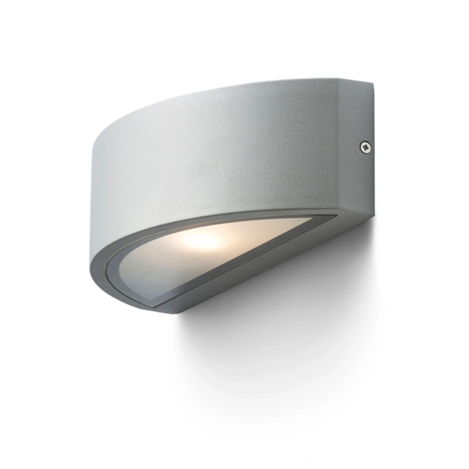 Rendl AUSSENLEUCHTE LESA Silbergrau 26 W IP54